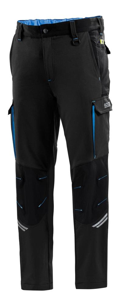 Mechanické nohavice SPARCO Tech, čierne / modré